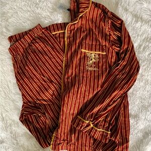Harry Potter Gryffindor Pajama Set & matching robe. From Pottery Barn Teen.